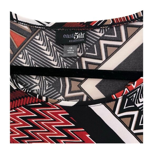 East 5th Essentials blouse Size 1X Gently PreOwned Condition Free Flowing Nice! - Picture 3 of 6